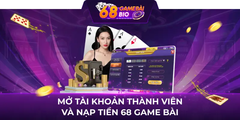 Đăng ký tài khoản thành viên 68Gamebai